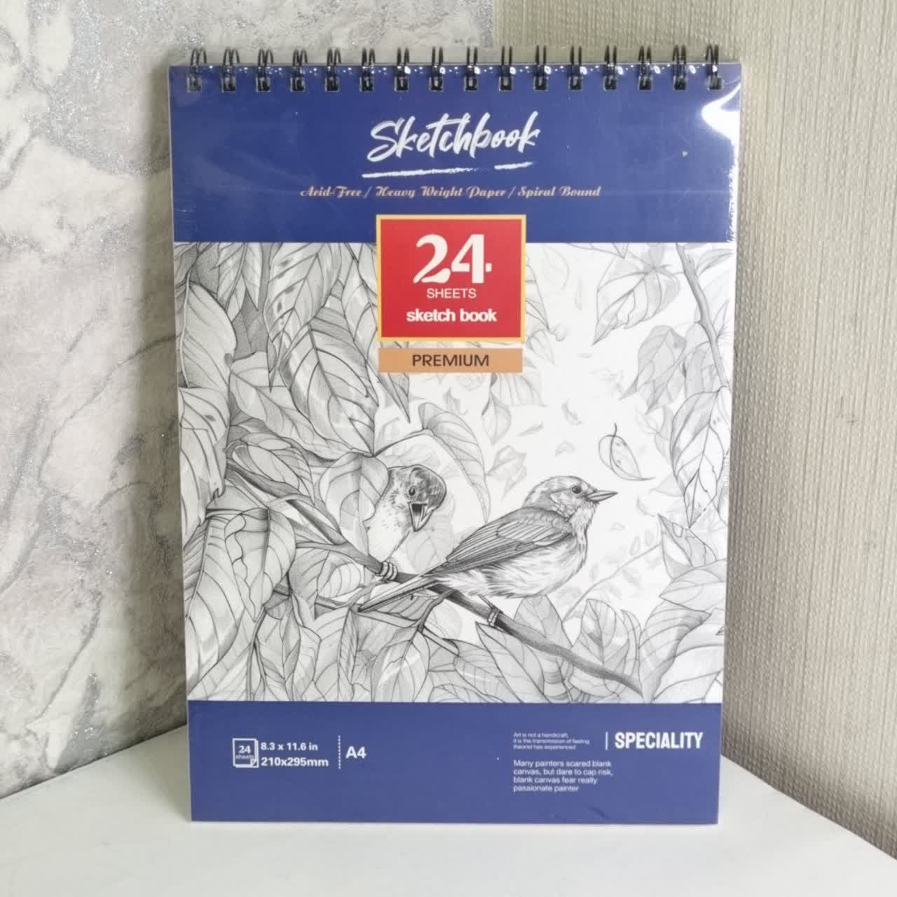 دفتر اشتنباخ 160 گرم  طرح پرنده