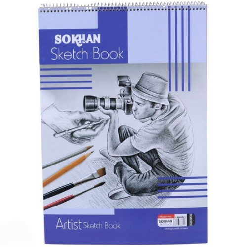 دفتر طراحی A3 طرح مرد عکاس