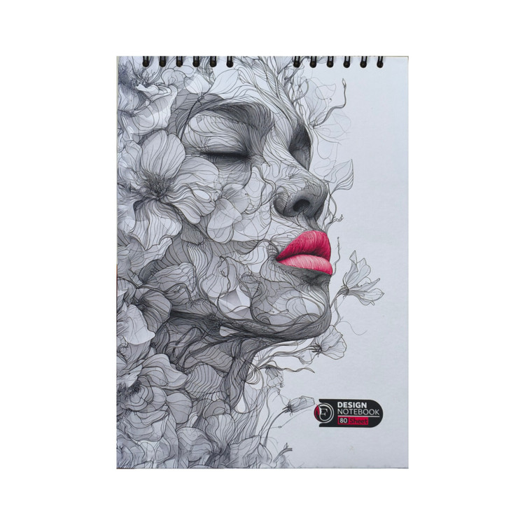 دفتر طراحی A4 کرافت 80 برگ گلچهره