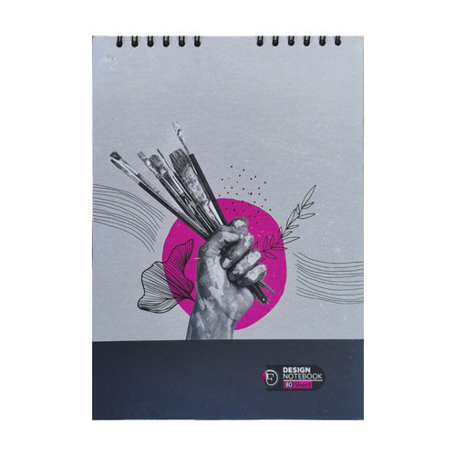 دفتر طراحی A4 کرافت 80 برگ دست هنرمند