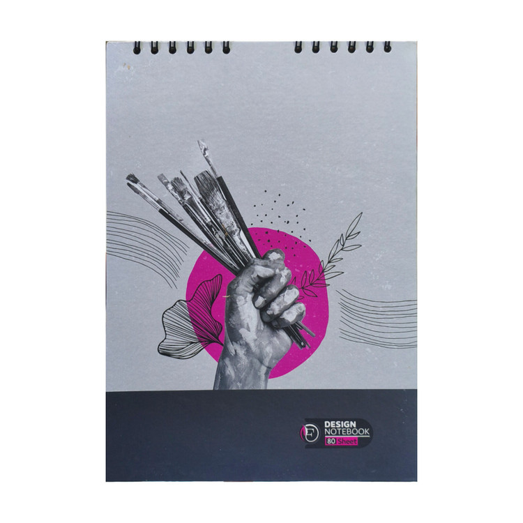 دفتر طراحی A4 کرافت 80 برگ دست هنرمند