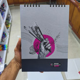 دفتر طراحی A4 کرافت 80 برگ دست هنرمند