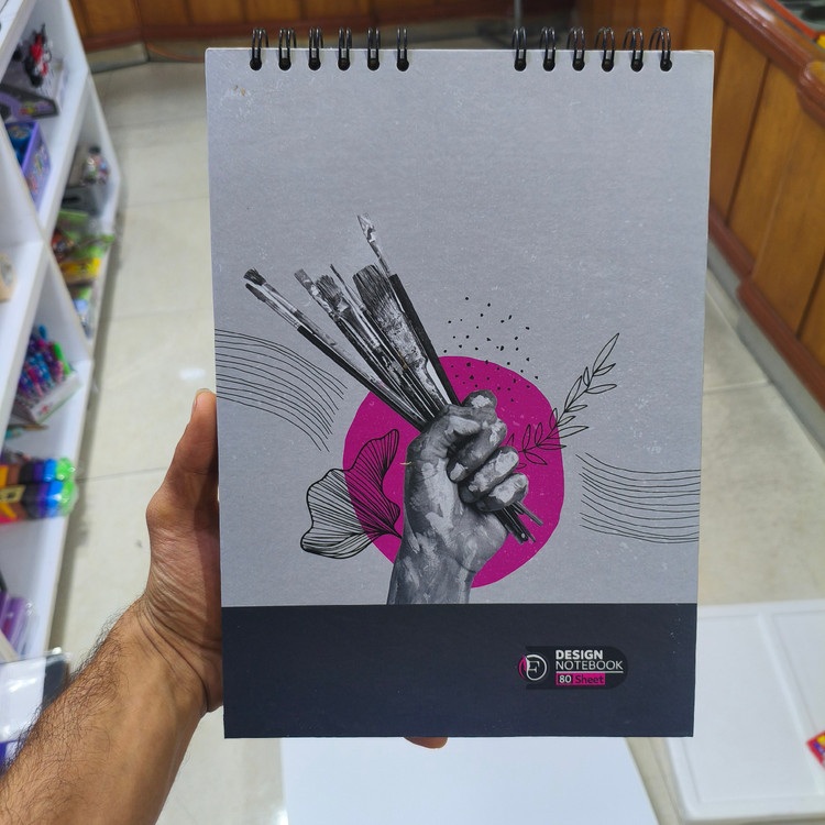 دفتر طراحی A4 کرافت 80 برگ دست هنرمند