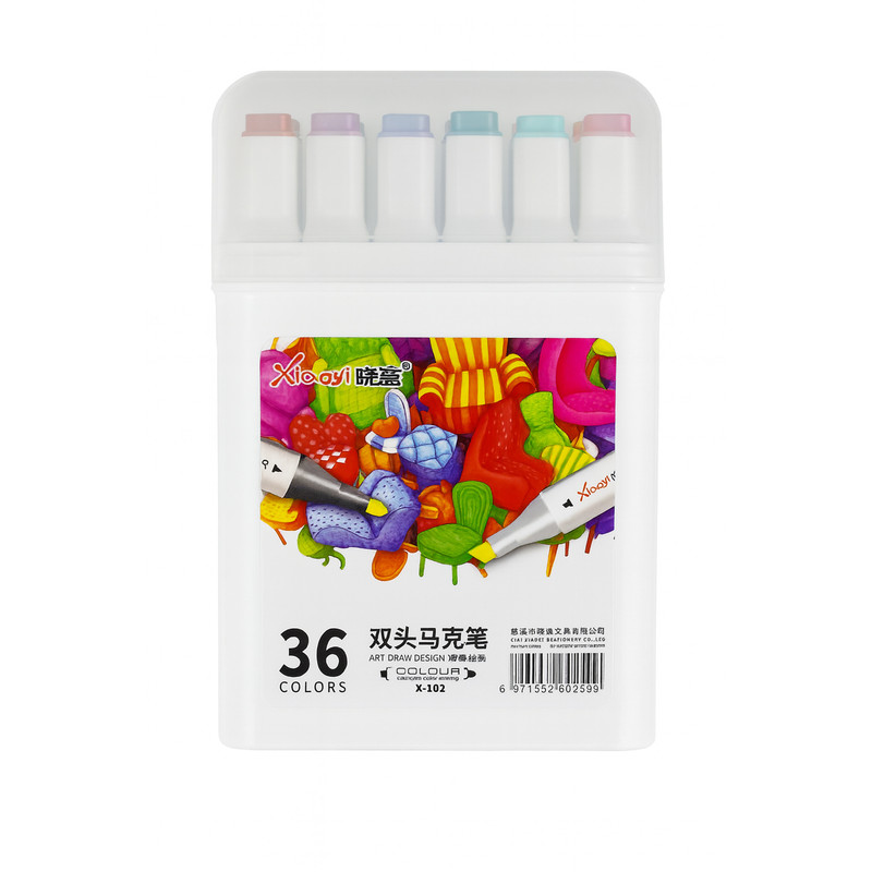 ماژیک راندو ژیائویی مدل دو سر بسته 36 عددی